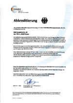 DAkkS certificate accreditation PL-11035-03-02